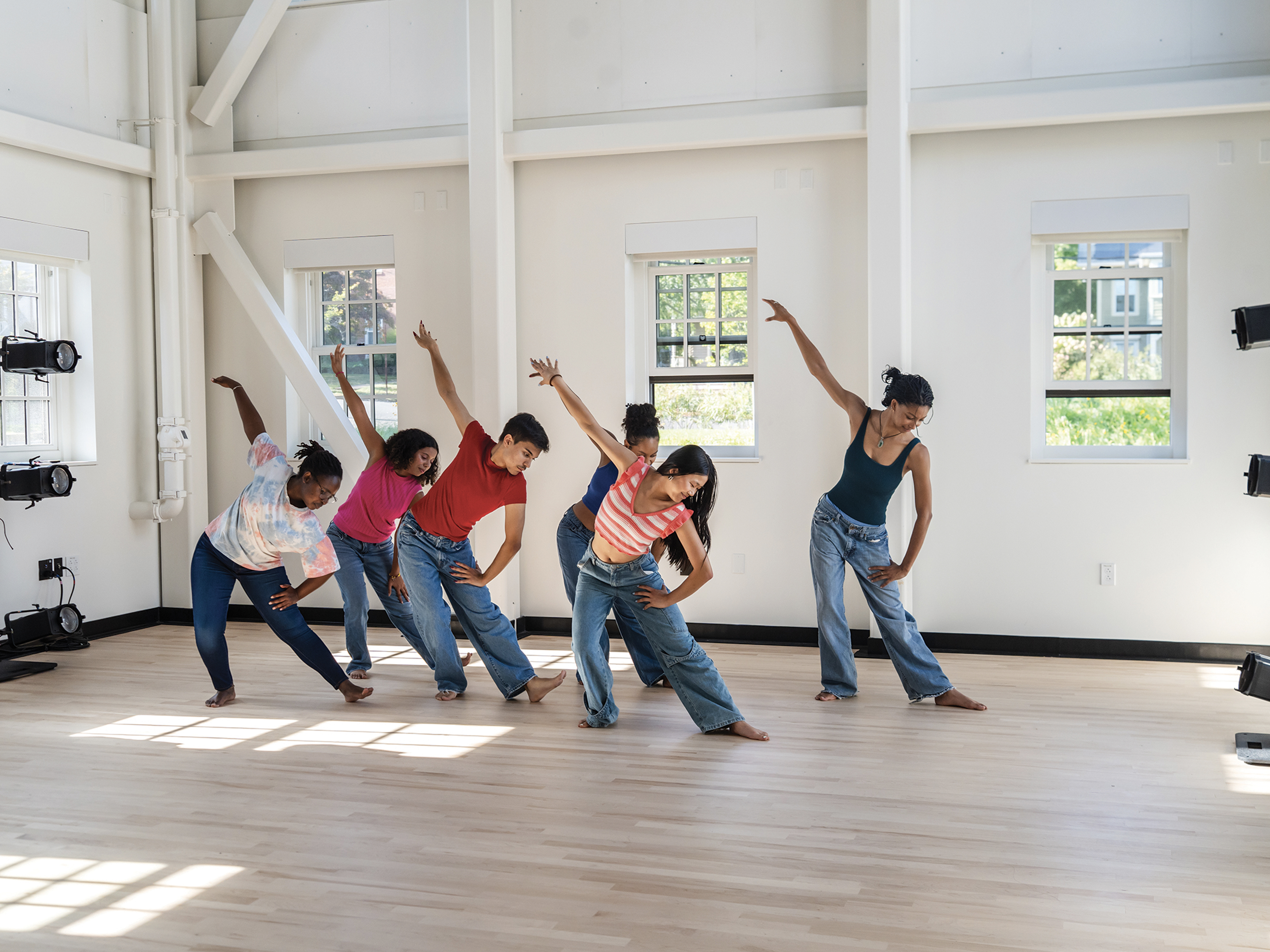 dancers in the Movement Studio